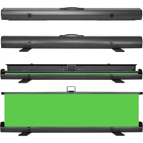  KHOMO GEAR Collapsible Pull-Up Extra Large Screen (Chroma-Key Green, 86.5 x 76