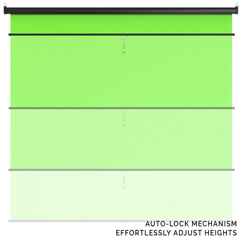  KHOMO GEAR Pull Down Backdrop (Chroma Green, 84 x 84