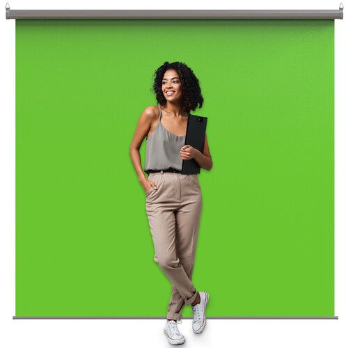  KHOMO GEAR Pull Down Backdrop (Chroma Green, 84 x 84