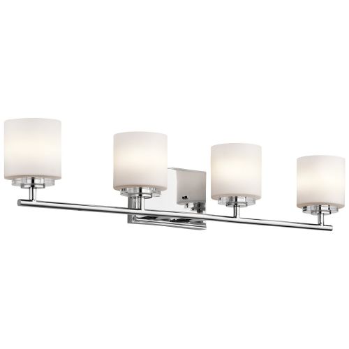  KICHLER Kichler 45503CH O Hara Bath 4-Light Halogen, Chrome