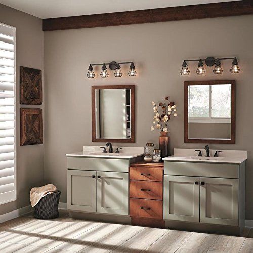  KICHLER Kichler Lighting 4-Light Bayley Olde Bronze Standard Bathroom Vanity Light