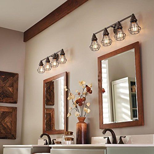  KICHLER Kichler Lighting 4-Light Bayley Olde Bronze Standard Bathroom Vanity Light