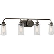 KICHLER Kichler 45460OZ Braelyn Bath 4-Light, Olde Bronze