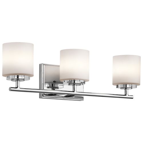  KICHLER Kichler 45502CH O Hara Bath 3-Light Halogen, Chrome