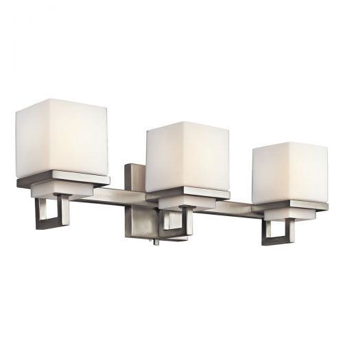  KICHLER Kichler 45139NI Metro Park Bath 3-Light, Brushed Nickel