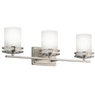 KICHLER Kichler 5078NI Bath 3-Light, Brushed Nickel