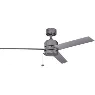 KICHLER Kichler Lighting Kichler 339529WSP, Arkwet Patio Weathered Steel Powder Coat 52 Outdoor Ceiling Fan