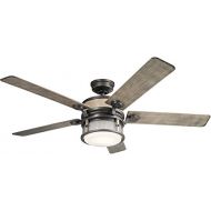 KICHLER Kichler Lighting 310170AVI 60 Ceiling Fan from The Ahrendale Collection, Anvil Iron
