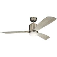 KICHLER Kichler Lighting 300027AP 52 Ceiling Fan from The Ridley II Collection, Antique Pewter