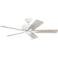 KICHLER Kichler 330247MWH, Terra Matte White 52 Ceiling Fan