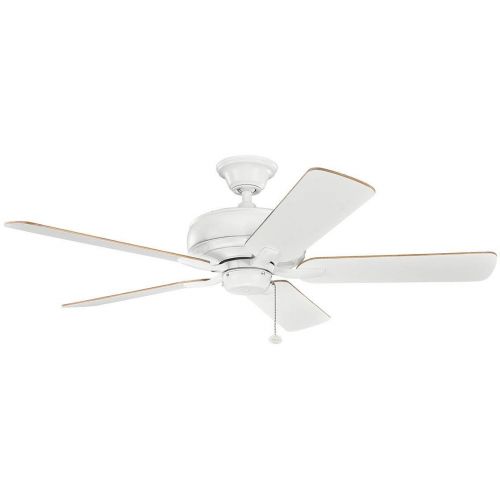  KICHLER Kichler 330247MWH, Terra Matte White 52 Ceiling Fan