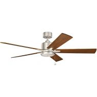 KICHLER Kichler 330243NI, Bowen Brushed Nickel 60 Ceiling Fan