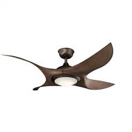 KICHLER Kichler 300209OBB Shuriken 3 Speed LED Ceiling Fan, 52 inch, Oil Brushed Bronze