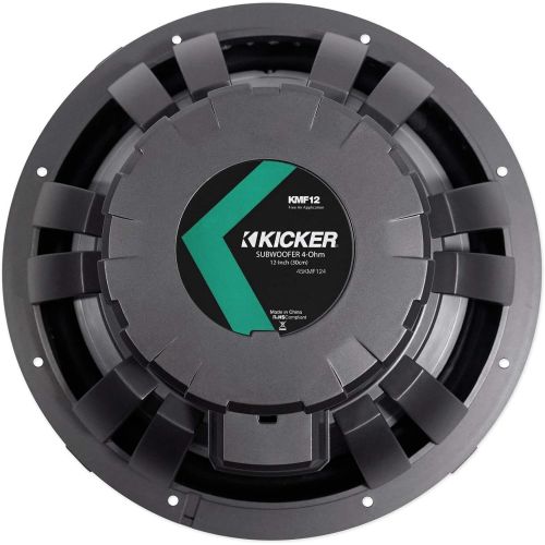  KICKER 45KMF124 12 4-Ohm Free-Air Marine Subwoofer