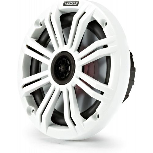  KICKER 6.5 White Marine Speakers (Qty 8) 4 Pairs of OEM Replacement Speakers