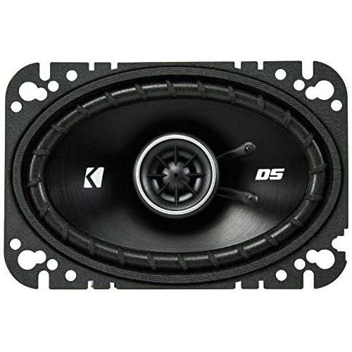  KICKER 2 43DSC4604 D-Series 4x6 Inch 240 Watt 4-Ohm 2-Way Car Coaxial Speakers (4 Pack)