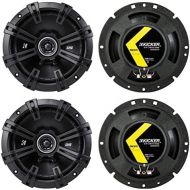 Kicker KICKER 4 43DSC6704 D-Series 6.75 240W 2-Way 4-Ohm Car Audio Coaxial Speakers