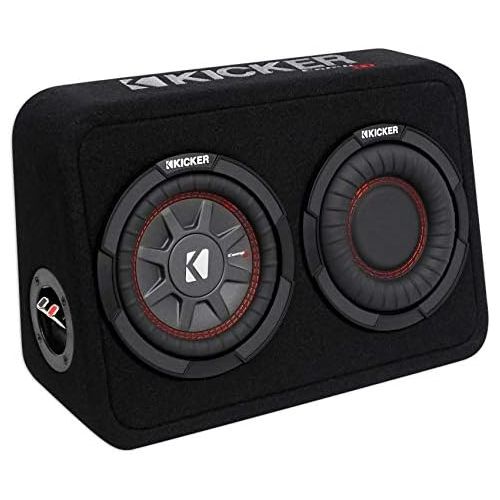  Kicker TCWRT674 CompRT 6.75 Subwoofer in Thin Profile Enclosure 4ohm 150W