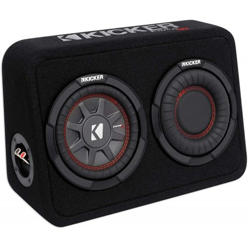  Kicker TCWRT674 CompRT 6.75 Subwoofer in Thin Profile Enclosure 4ohm 150W