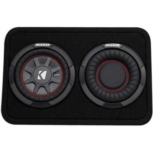  Kicker TCWRT674 CompRT 6.75 Subwoofer in Thin Profile Enclosure 4ohm 150W