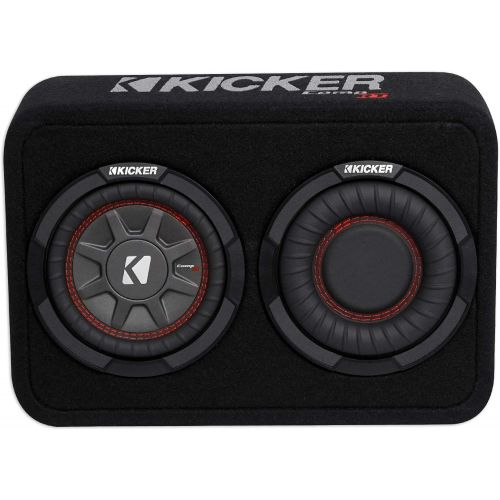  Kicker TCWRT674 CompRT 6.75 Subwoofer in Thin Profile Enclosure 4ohm 150W