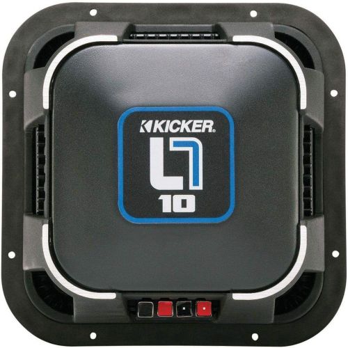  Kicker L710 Q-Class 10-Inch (25cm) Square Subwoofer, Dual Voice Coil 2-Ohm