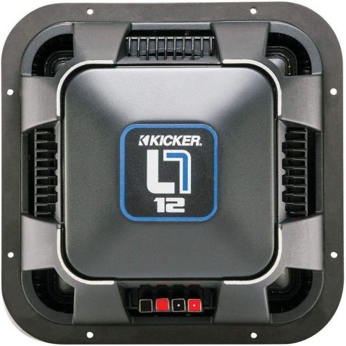  KICKER Kicker L712 Q-Class 12-Inch (30cm) Square Subwoofer, Dual Voice Coil 2-Ohm
