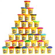 KIDDY DOUGH Kiddy Dough Compound 36 Pack of Color Dough - Mega Modeling & Sculpting Playset With 36 Individual 3-Ounce Cans Exclusive Bulk Party Pack - Non-Toxic - Conforms to ASTM D4236