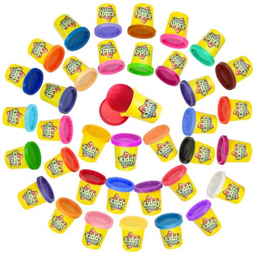  KIDDY DOUGH Kiddy Dough Compound 36 Pack of Color Dough - Mega Modeling & Sculpting Playset With 36 Individual 3-Ounce Cans Exclusive Bulk Party Pack - Non-Toxic - Conforms to ASTM D4236