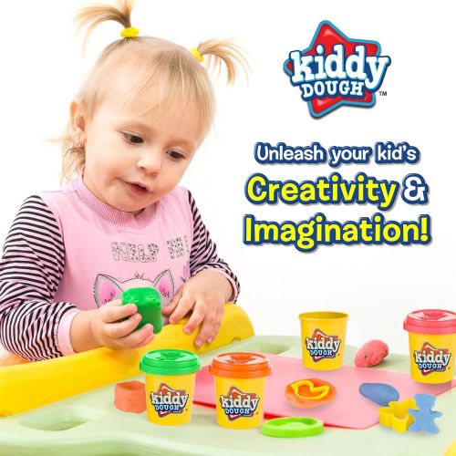  KIDDY DOUGH Kiddy Dough Compound 36 Pack of Color Dough - Mega Modeling & Sculpting Playset With 36 Individual 3-Ounce Cans Exclusive Bulk Party Pack - Non-Toxic - Conforms to ASTM D4236