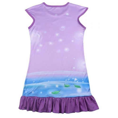  KIDHF Moana Comfy Loose Fit Pajamas Girls Printed Princess Dress