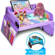 [아마존베스트]KIDS BRIGHT TOYS Kids Travel Tray, Car Seat Tray for Toddler + Free Bag & E-Book - Keeps Children Entertained