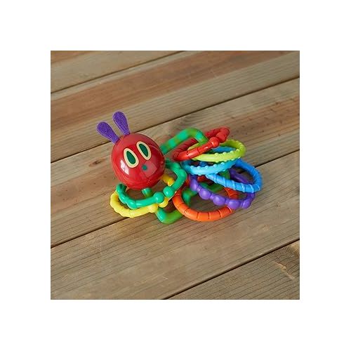  World of Eric Carle, The Very Hungry Caterpillar Rattle Teether with Links
