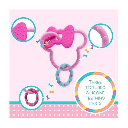  Disney Baby Minnie Mouse Teething Ring Toy (79676)