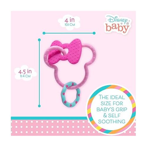  Disney Baby Minnie Mouse Teething Ring Toy (79676)