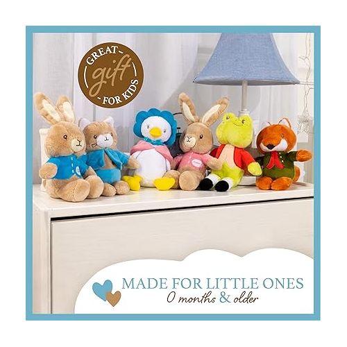  KIDS PREFERRED Peter Rabbit Classic Stuffed Animal Characters 6 Piece Gift Set 9 Inch Plush Toys for Infants Babies and Kids Based on The Beatrix Potter Books
