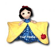 KIDS PREFERRED Kids Preferred Personalized Disney Snow White and The Seven Dwarfs Princess Snow White Baby Blanky Blanket - 12 Inches