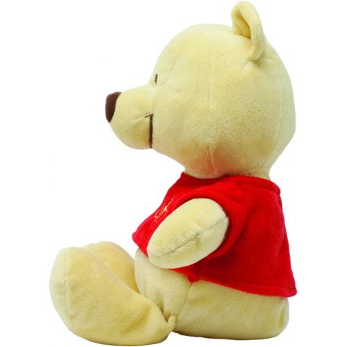  KIDS PREFERRED Disney Baby Winnie The Pooh Stuffed Animal Plush with Jingle & Crinkle Sounds, 12 Inches