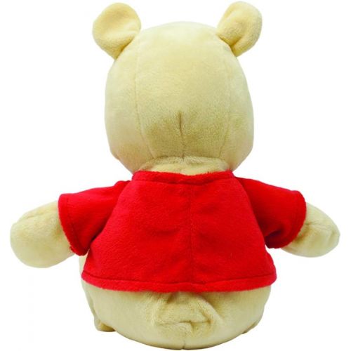  KIDS PREFERRED Disney Baby Winnie The Pooh Stuffed Animal Plush with Jingle & Crinkle Sounds, 12 Inches