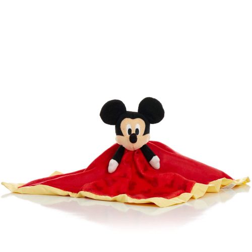 디즈니 KIDS PREFERRED Disney Baby Mickey Mouse Plush Stuffed Animal Snuggler Blanket - Red