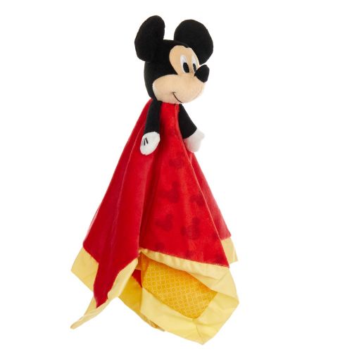 디즈니 KIDS PREFERRED Disney Baby Mickey Mouse Plush Stuffed Animal Snuggler Blanket - Red