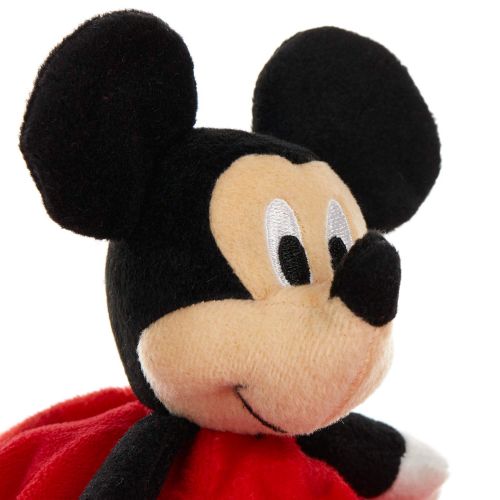 디즈니 KIDS PREFERRED Disney Baby Mickey Mouse Plush Stuffed Animal Snuggler Blanket - Red