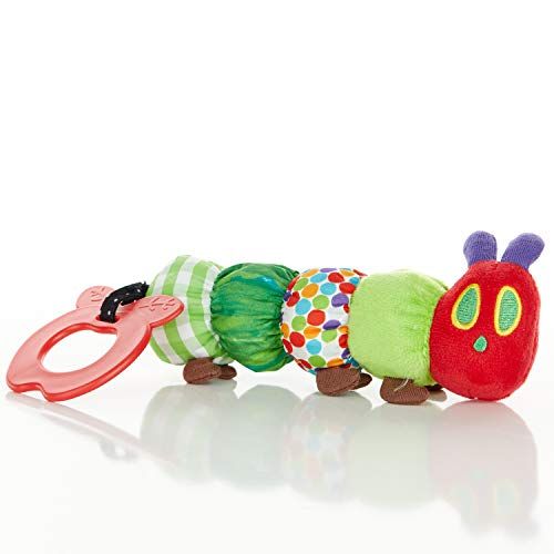  [아마존베스트]KIDS PREFERRED World of Eric Carle, The Very Hungry Caterpillar Teether Rattle