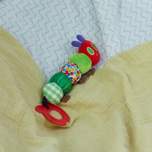  [아마존베스트]KIDS PREFERRED World of Eric Carle, The Very Hungry Caterpillar Teether Rattle