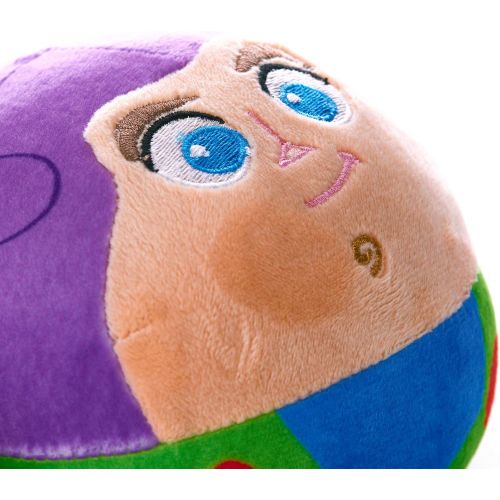  KIDS PREFERRED Cuddle Pal Stuffed Animal Plush Toy Mini with Jingle, Disney Baby Toy Story Buzz Lightyear, 4.5 Inches