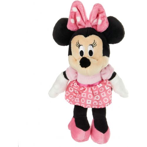  KIDS PREFERRED Disney Baby Minnie Mouse Stuffed Animal Plush Toy Mini Jingler, 6.5 inches