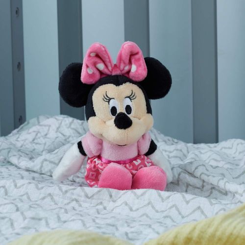  KIDS PREFERRED Disney Baby Minnie Mouse Stuffed Animal Plush Toy Mini Jingler, 6.5 inches