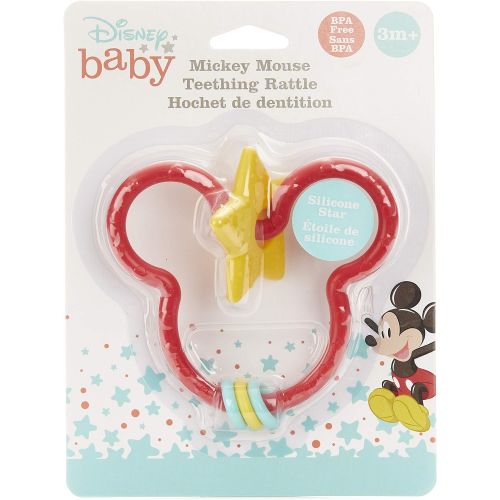  KIDS PREFERRED Disney Baby Mickey Mouse Teething Ring Toy