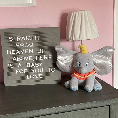  KIDS PREFERRED Disney Baby Dumbo Animated Plush Elephant with Flapping Ears, Music and Lights