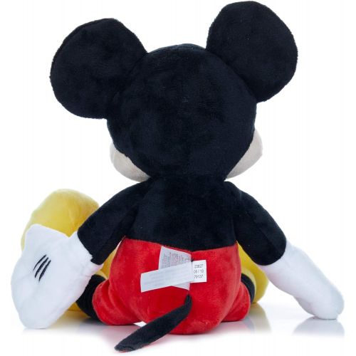  KIDS PREFERRED Disney Baby Mickey Mouse Stuffed Animal Plush Toy with Jingler and Crinkle, 14 Inches